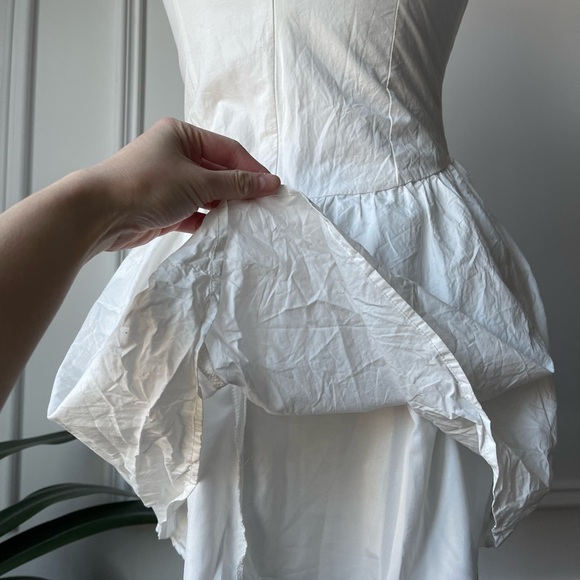 Elegant White lace mini Dress - Picture 5 of 10